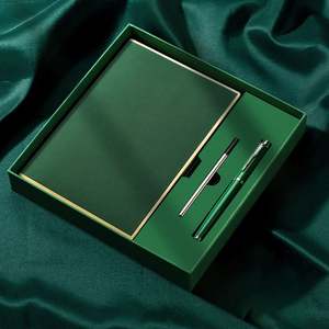 Custom Logo High Quality Leather <b>Notebook</b> Pen Refill Gift <b>Set</b> Business <b>Notebook</b> Pen Gift <b>Set</b> Wholesale - Product Image 4