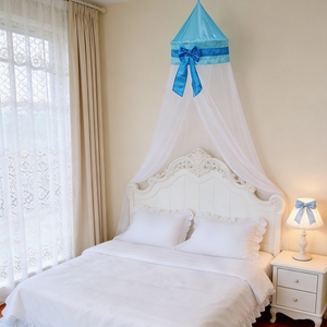 Zanzariera a baldacchino <span class=keywords><strong>per</strong></span> letto bambini - Tenda sospesa a forma di fiocco <span class=keywords><strong>per</strong></span> principesse, zanzariera decorativa anti-zanzare <span class=keywords><strong>per</strong></span> bambine e bambini - Product Image 5