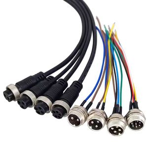 GX16-Stecker Stecker Buchse Abgewinkelter Stecker LED-Kabel Wasserdichter IP67-Kabelbaum - Product Image 1