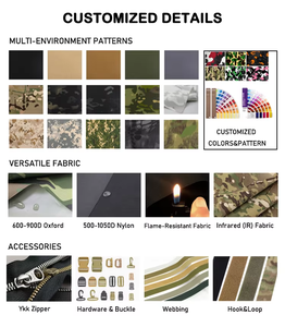 Vendita calda gilet tattico grigio poliestere 1000D a sgancio rapido Molle supporto per attrezzatura di sicurezza per difesa personale all'aperto - Product Image 5