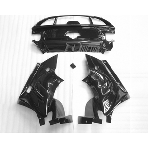 296 Juego de cubiertas de fibra de carbono hechas a medida para el compartimento del motor trasero para Ferrari 296 GTS 2021-2025 - Product Image 3