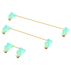 Estabilizadores DUROCK V3, estabilizadores de tornillo prerecortados, <span class=keywords><strong>Miami</strong></span> Vice Teal, innovador soporte elástico, estabilizadores de teclado PCB - Product Image 2