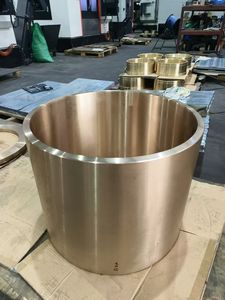 حجم كبير C90500 جلبة النحاس المصنع مباشرة كم مستقيم محامل عالية الجودة للآلات - Product Image 2