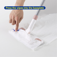 Serpillère anti-poussière détachable, pas besoin de lavage, pour nettoyer les sols en bois dur, stratifié, carrelage céramique, surfaces en liège, outil de nettoyage anti-rayures