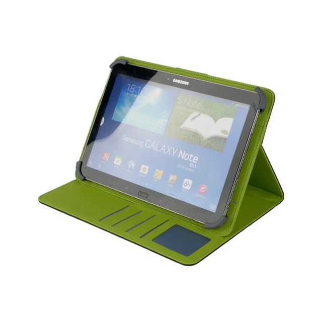 Universal 7 8 9 10 Inch Rugged PU Leather Folding Tablet Case Business Card Holder Shockproof Stand Tablet Protection Cover
