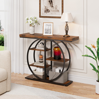 Table console étroite pour entrée avec tiroir, table d'appoint mince pour couloir, table d'appoint de canapé pour salon et décoration intérieure