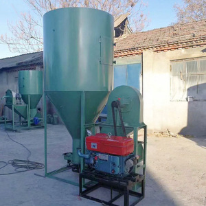 500 kg/h motore Diesel automatico <span class=keywords><strong>fattoria</strong></span> alimentazione Mixer e smerigliatrice verticale animale alimenta macchina di miscelazione - Product Image 2