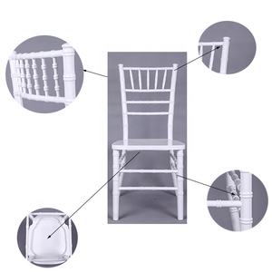 Alquiler de muebles de boda Chiavari de madera <span class=keywords><strong>sillas</strong></span> de comedor <span class=keywords><strong>sillas</strong></span> <span class=keywords><strong>Tiffany</strong></span> blancas para Banquete de jardín - Product Image 2