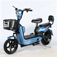 Vélo électrique urbain à deux roues pour adultes avec moteur à moyeu arrière, cadre en acier à haute teneur en carbone, batterie 48V pour utilisation sur route urbaine, autonomie de 15 à 25 km