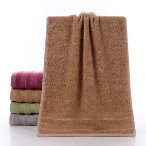 Wholesale Embroidery Logo Bath Hand Face Towel 3 Pieces 100% Egyptian Cotton Quick-dry Towel Set For Hotel