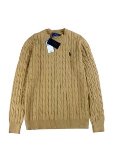 Maglione Pullover con Logo Ricamato 2025, Logo RA, Collo Tondo, Maglione Jacquard Ralph Lauren per Uomo - Product Image 6