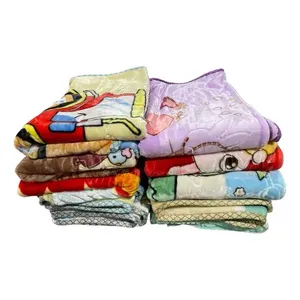 5 Fundas de Cuna Raschel de Dos Caras Surtidas - Product Image 1