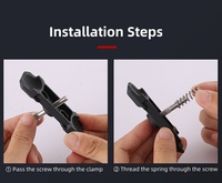 Aluminium 17mm Kugelgelenk 6cm Arm Motorrad Fahrrad Kamera Handy Verlängerungsstange Halterung für GoPro DJI Osmo Insta360