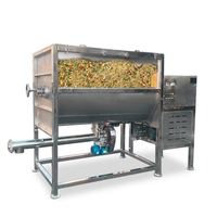 Mélangeur horizontal à vis pour poudre sèche 1000L avec moteur, pour l'alimentation, les produits chimiques et la construction, capacité 500kg, multifonctionnel
