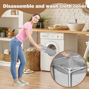 Box Portatile Pieghevole per Bambini con Porta di Accesso Base Antiscivolo Resistente Area Giochi Recinzione di Sicurezza - Product Image 4