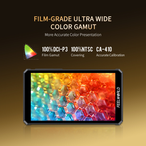Feelworld ps6 máy ảnh lĩnh vực màn hình với 3D LUT tải (32 tùy chỉnh), dạng sóng/sai màu công cụ, khe cắm thẻ SD, biểu tượng tùy chỉnh - Product Image 4