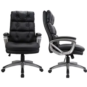 Cadeira de computador para longa duração, melhor cadeira para computador com mola de gás melhorada e lisa, cadeira de escritório para massagem e escritório