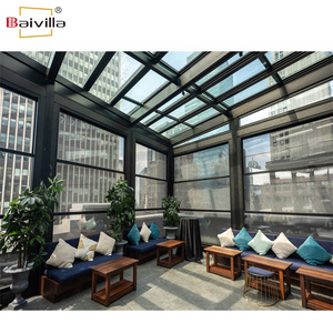Quatre saisons extérieur jardin patio véranda porche enceintes serre solarium salle de soleil fermée verre maison véranda - Product Image 5
