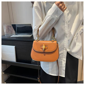 Bolso de sillín para mujer, novedad en bolsos de moda para mujer, bolso de hombro Retro sencillo para mujer - Product Image 2