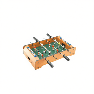 Mesa de futbolín Super Goal de 58x31x8 cm, juego de madera para niños y adultos - Product Image 1