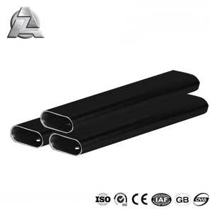 <span class=keywords><strong>Tubo</strong></span> guía <span class=keywords><strong>de</strong></span> barra <span class=keywords><strong>de</strong></span> sección hueca <span class=keywords><strong>de</strong></span> extrusión ovalada oblonga <span class=keywords><strong>de</strong></span> <span class=keywords><strong>aluminio</strong></span> con forma elíptica extruida negra anodizada <span class=keywords><strong>de</strong></span> cara plana elipse - Product Image 3