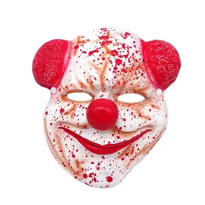 Wholesale Pu Blood Horror Cosplay Festival Party Halloween Clown Mask Halloween 3D Joker Mask