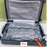 Nouveau design valises à compression sous vide valise bagage à main valise à air comprimé de voyage ensembles de bagages sous vide de chariot à main