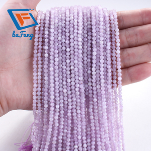 Perline sfaccettate in <span class=keywords><strong>pietra</strong></span> naturale di alta qualità, <span class=keywords><strong>Kunzite</strong></span>, da 2mm, 3mm, 4mm, per accessori di gioielleria, bracciali e orecchini - Product Image 3