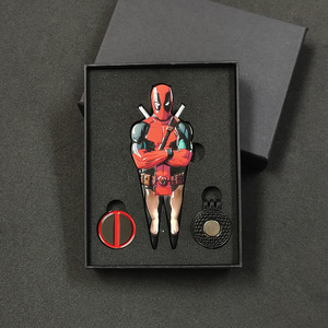 Suministros de Golf de <span class=keywords><strong>Spiderman</strong></span> para Pelota de Golf, Set de Regalo con Etiqueta de Pelota de Golf Verde - Product Image 2