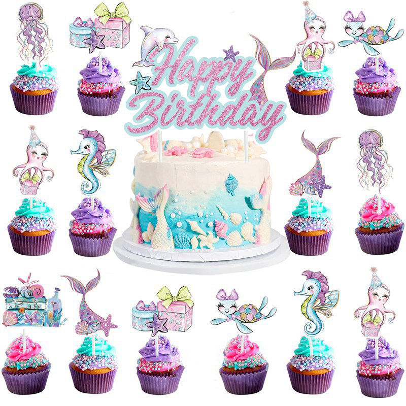 Gâteau topper 17pcs