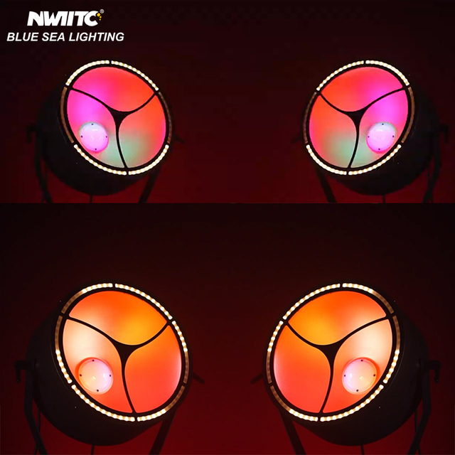 High Quality 200W Retro RGB LED Backlight Colorful Ambient Glow for Gaming Room, Studio & Stage Decor