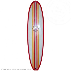 Orange Rot und Weiß Epoxy Foam <span class=keywords><strong>SUP</strong></span> Paddle Board mit Griff - Product Image 1