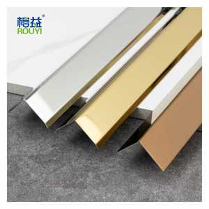 Profilé d'angle en acier inoxydable <span class=keywords><strong>de</strong></span> 15 mm d'épaisseur personnalisée pour carrelage, bordure <span class=keywords><strong>de</strong></span> carrelage, profilé métallique - Product Image 1