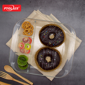 <span class=keywords><strong>Assiette</strong></span> <span class=keywords><strong>en</strong></span> <span class=keywords><strong>verre</strong></span> divisée avec 4 compartiments, assiettes à dîner divisées, <span class=keywords><strong>assiette</strong></span> à petit-déjeuner avec séparateurs - Product Image 4