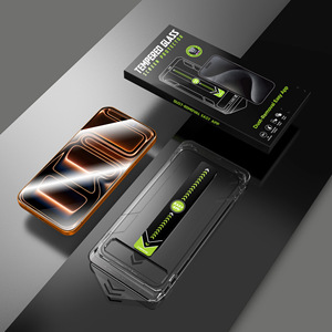 CHAOYIDIAN Protection d'écran en verre trempé pour iPhone 17 Pro Max 16 <span class=keywords><strong>Plus</strong></span> 15 13 HD Anti-espion avec boîte de dépoussiérage - Product Image 2