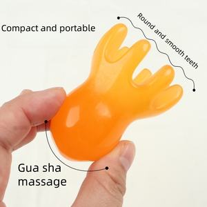 Nuevo diseño, Material de resina con forma de pulpo, herramienta de masaje Guasha, herramientas de masaje Facial Manual, herramienta de masaje de cabeza y cuero cabelludo - Product Image 6