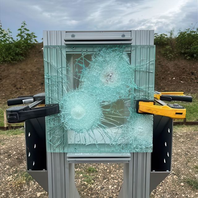Ultra Clear Bulletproof Glass PVB Laminated Tempered Security Glass for Luxury Store Museum Exhibition Showcase
