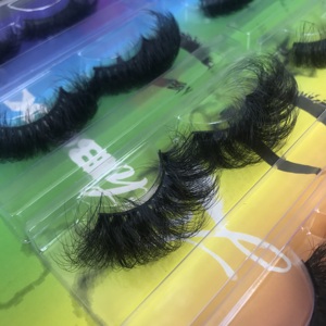 Prix de gros 10 paires de styles populaires mixtes oeil de chat volume dramatique ensemble de faux <span class=keywords><strong>cils</strong></span> longs multipack - Product Image 4