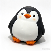 Jouet anti-stress Squishy Pingouin, animal mignon à remontée lente, jouet sensoriel doux, vente en gros