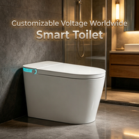 Toilette intelligente HR avec technologie de chauffage instantané, double circuit d'eau indépendant, spécification de tension personnalisable pour les bâtiments hôteliers