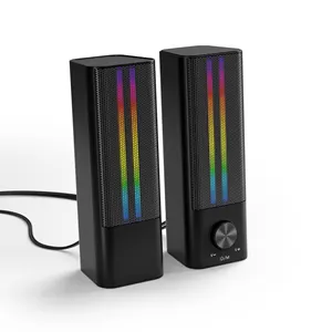 Equipamento de som/amplificadores/alto falante rgb luz 10w exterior portátil bt alto-falante para sistema de áudio doméstico