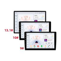 En Stock Radio para Auto Android de 9/10/13 Pulgadas con GPS, Navegación, Pantalla Táctil, Carplay, DSP, 4G SIM, 8 Núcleos, BT, FM, USB, Reproductor de Video Estéreo para Auto