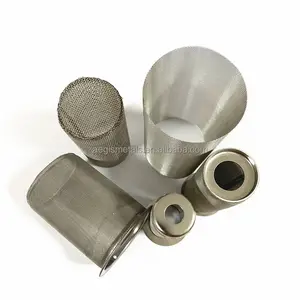 Stainless steel wire mesh tube filter Filling GAC water stainless steel filter tube