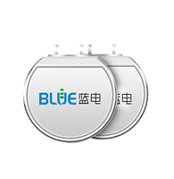 Batterie Polymère Ronde 3.7V 460mAh Direct Usine, Silicium Carbone, 1000 Cycles, pour Appareils Portables, AR, IoT, Médicaux et Audio Intelligents