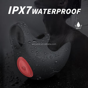 Nam giới lâu dài Silicone Cock vòng điều khiển từ xa rung tinh hoàn kích thích TPE dương vật tay áo đồ chơi tình dục mặc Nhẫn - Product Image 4