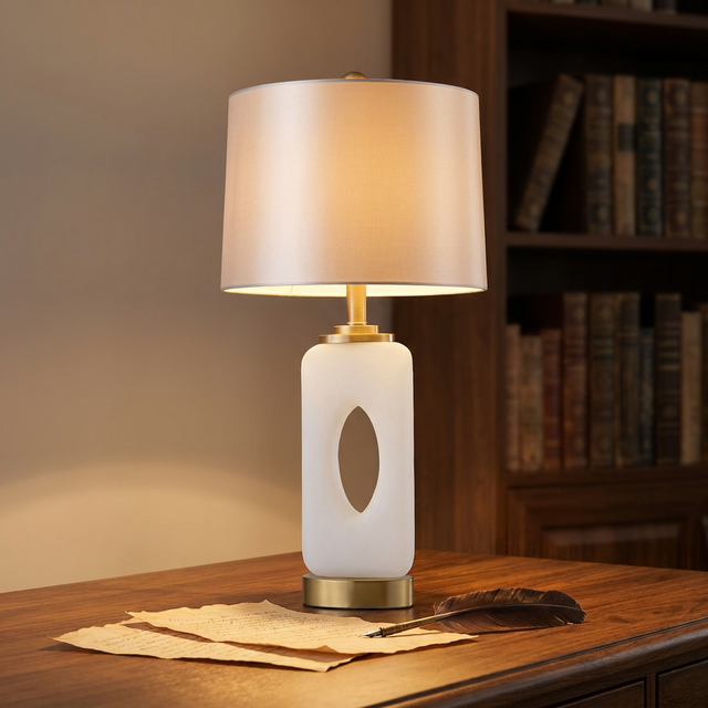 Tyson Exclusive Creative Indoor Home Hotel Restaurant Decor Desk Light Modern Luxury Alabaster Table Lamp