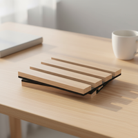 Panneaux acoustiques modernes en MDF sur mesure, panneaux muraux insonorisants pour hôtel, bureau, salle de conférence, studio, salon, salle de sport