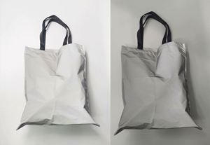Custom Reusable <b>Folding</b> Shopping Bag Portable Recycle Foldable Halloween Reflective Fabric Polyester Grocery Tote Bag - Product Image 4