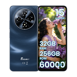 Teléfono Resistente Fossibot S5 Pro con Android 15, T615, Cámara Principal de 13MP, Doble SIM, Batería de 6000mAh, 4G, Pantalla HD de 6.88'' y 120HZ, 4GB, 128GB - Product Image 1