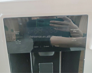 Réfrigérateur côte à côte 115V/60Hz en acier inoxydable avec distributeur d'eau et machine à glaçons automatique, certifié UL - Product Image 5